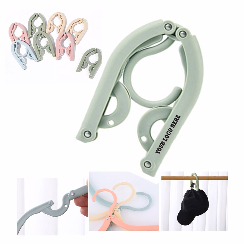 MOQ 50PCS PP Folding Clothes Hanger
