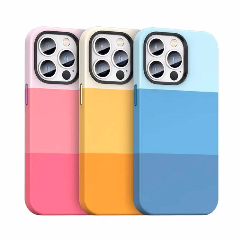 Tricolor Shockproof Mobile Phone Case