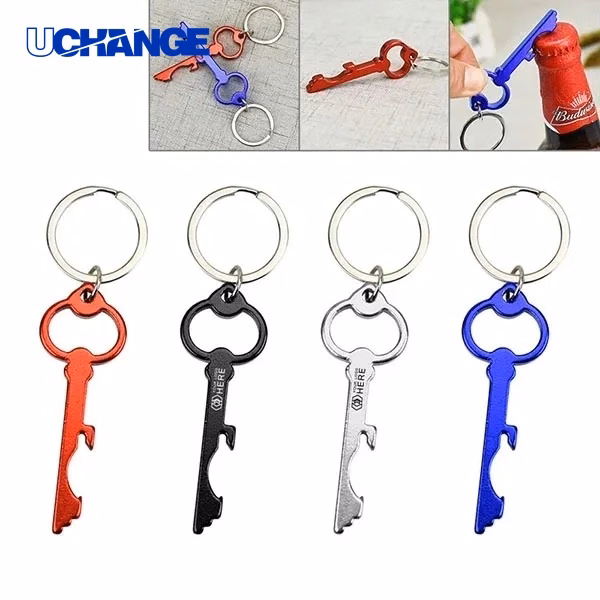 Key Shaped Aluminum Bottle Opener Compact Everyday Bar Tool