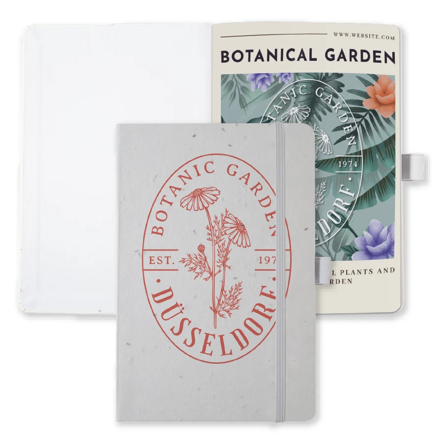 Recycled Seed Paper Journal w/ Tip-In 1