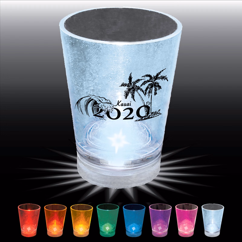 1.25oz Light Up Plastic Standard Shot Glass