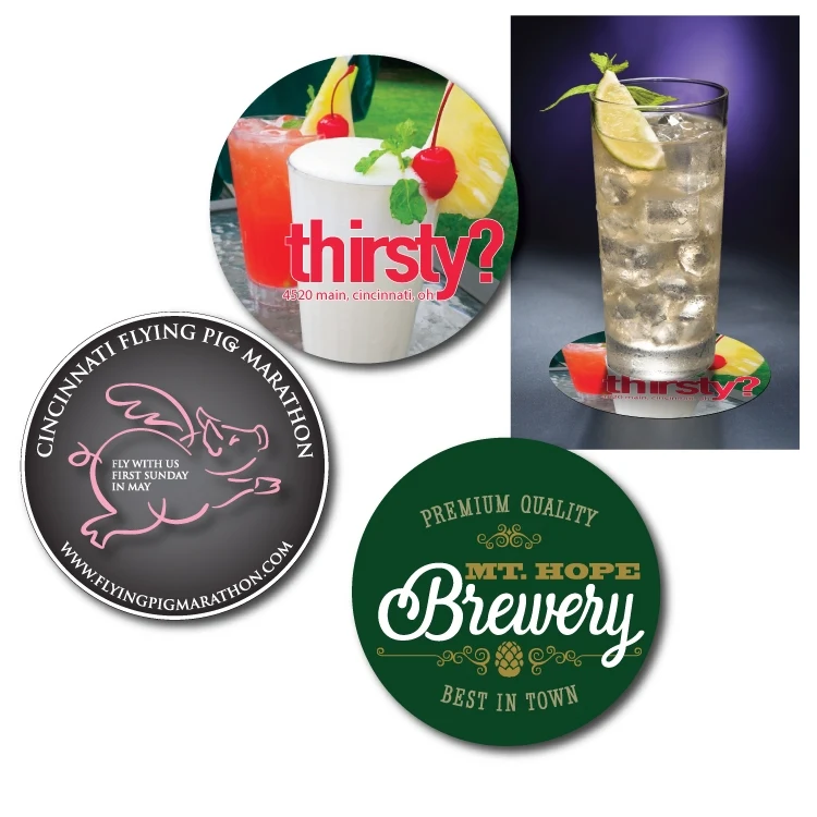 Full Color Beverage Coasters 1
