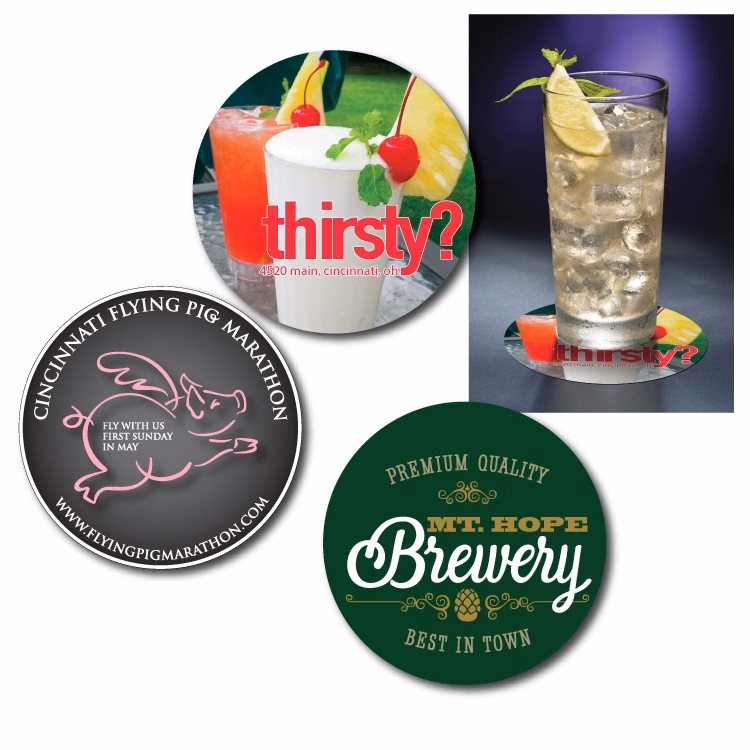 Full Color Beverage Coasters