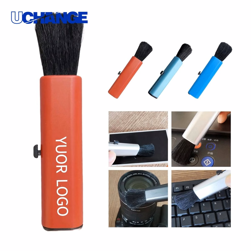 Retractable Electronics Cleaning Brush for Lenses