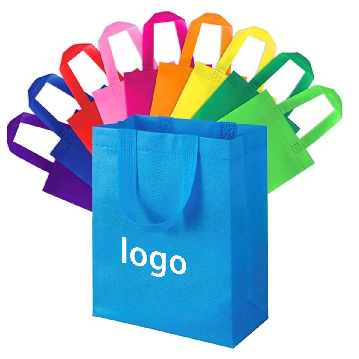 Non-woven fabric Reusable Grocery Tote Bags 1