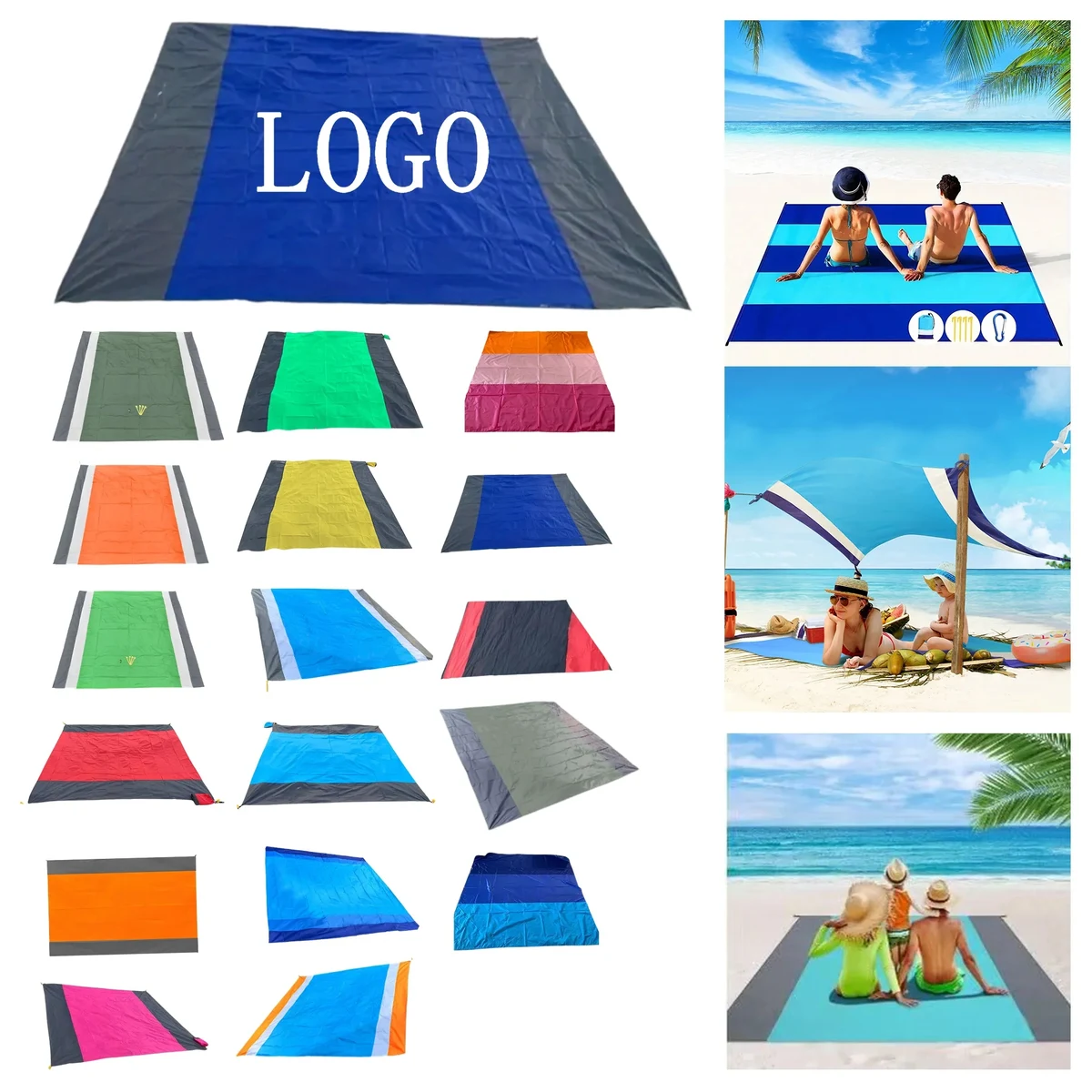 Waterproof Folding Beach Mat 1