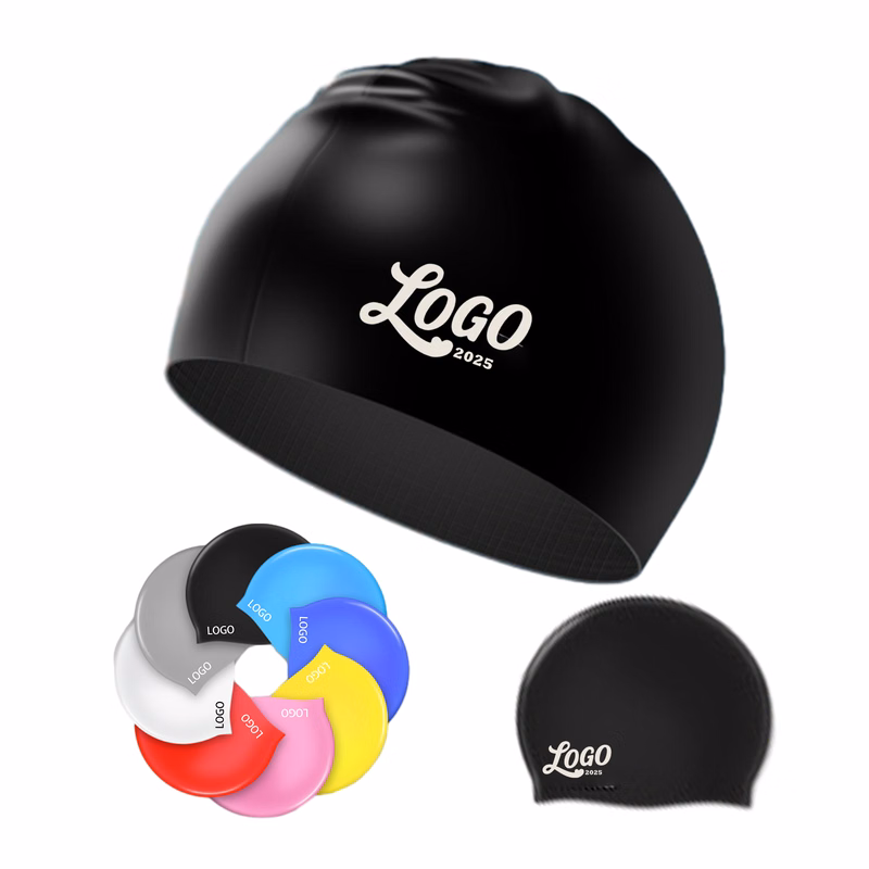 Waterproof And Non-Slip Silicone Swim Cap