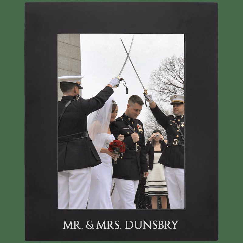 5" x 7" Black Aluminum Photo Frame