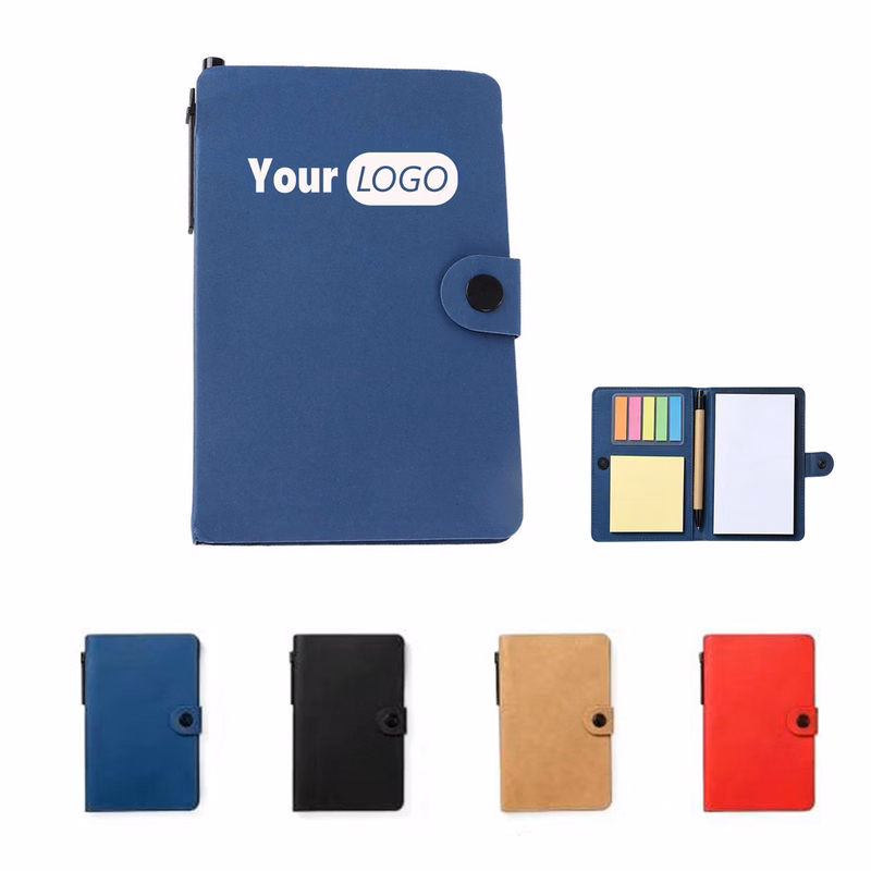 Sticky Note & Kraft Paper Combined Pocket Notebook