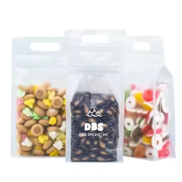 Resealable Frost Clear Zip Lock Pouches 1