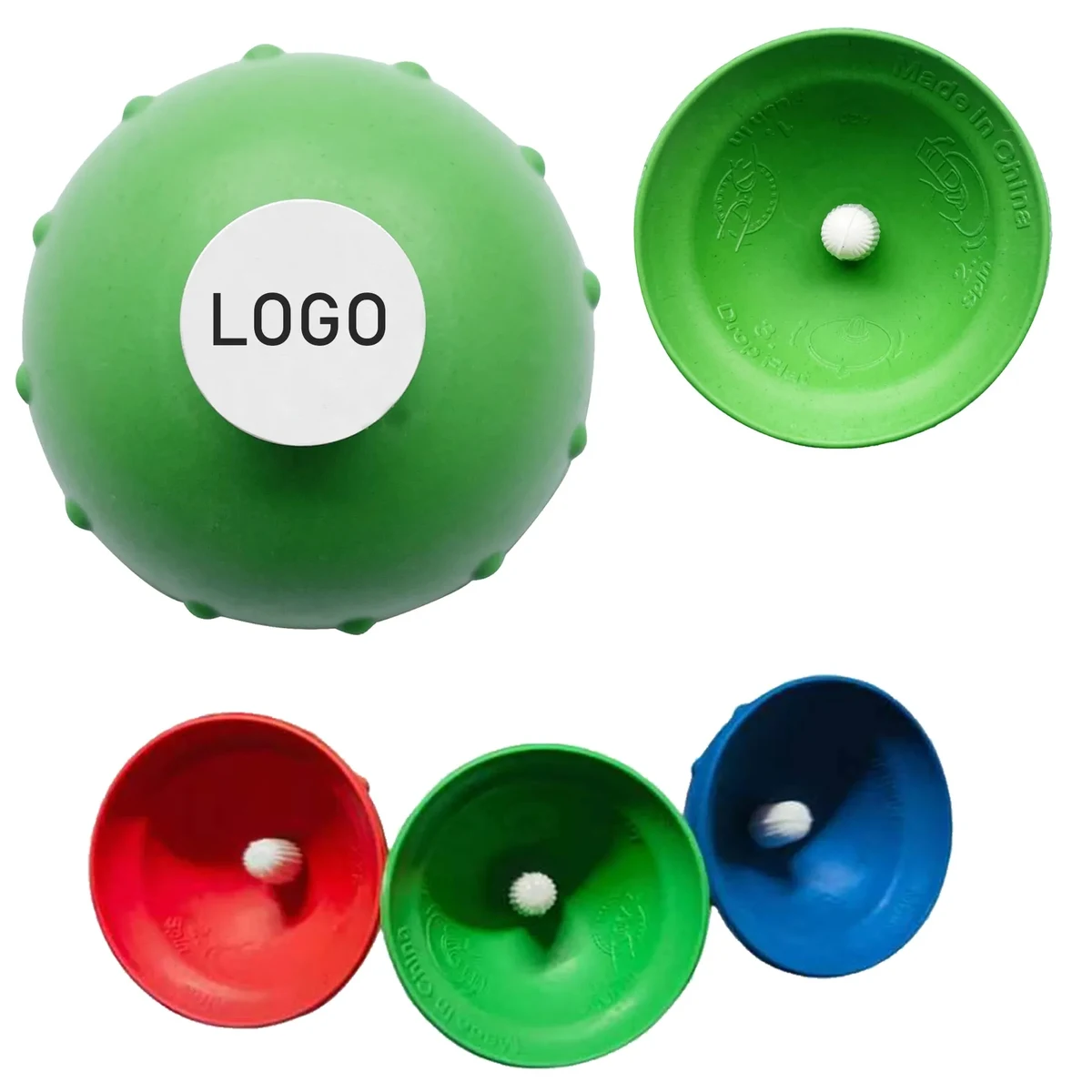 Rubber Rotating Bouncing Bowl Toy 1