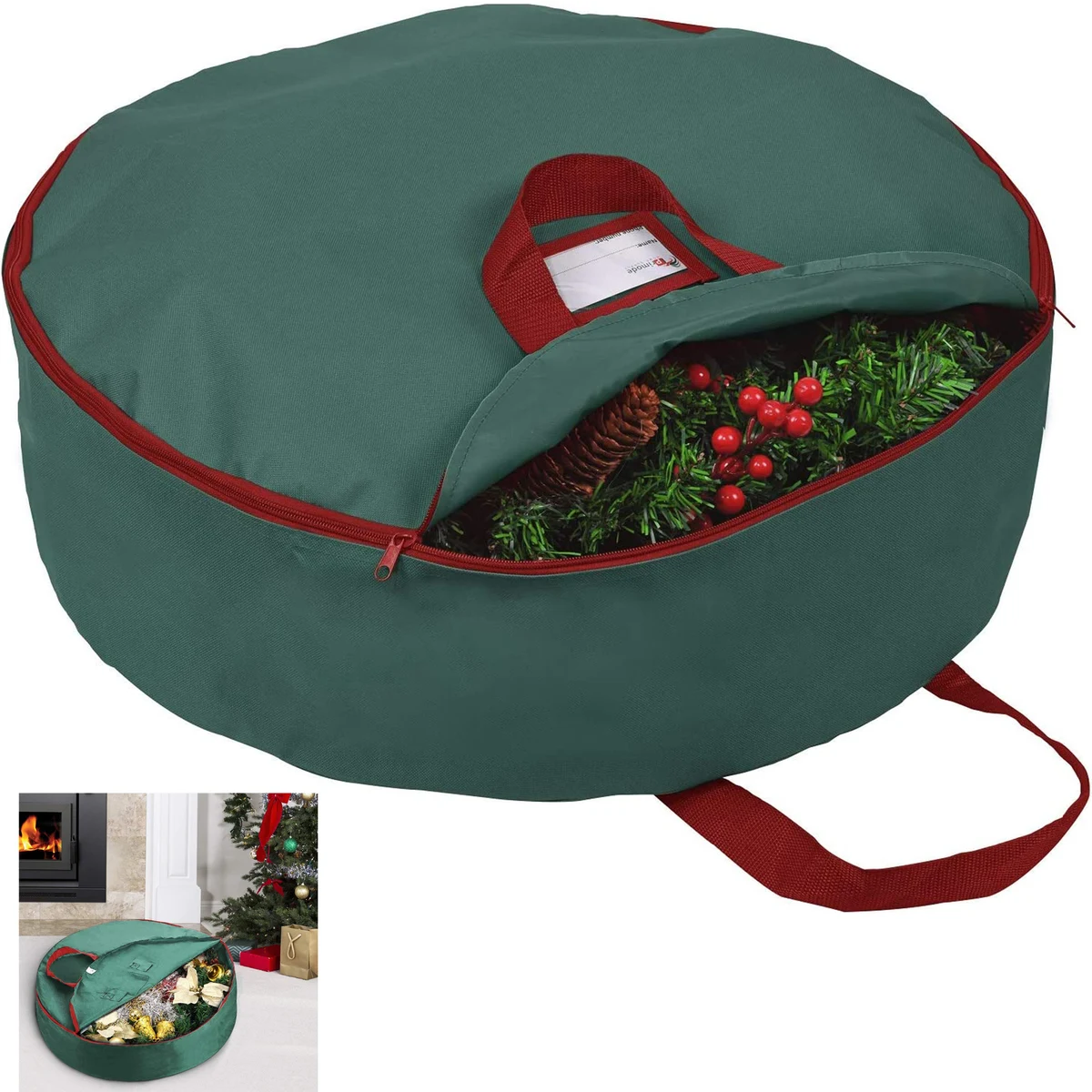 36'' Christmas Wreath Storage Bag 1