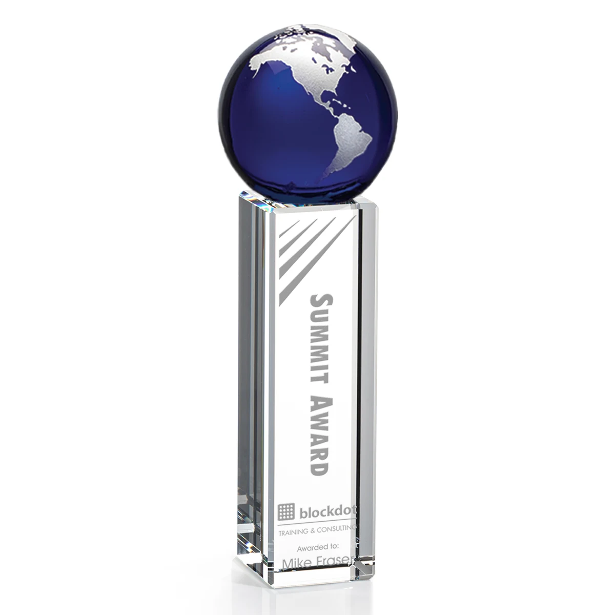 Luz Globe Award - Blue/Silver 1