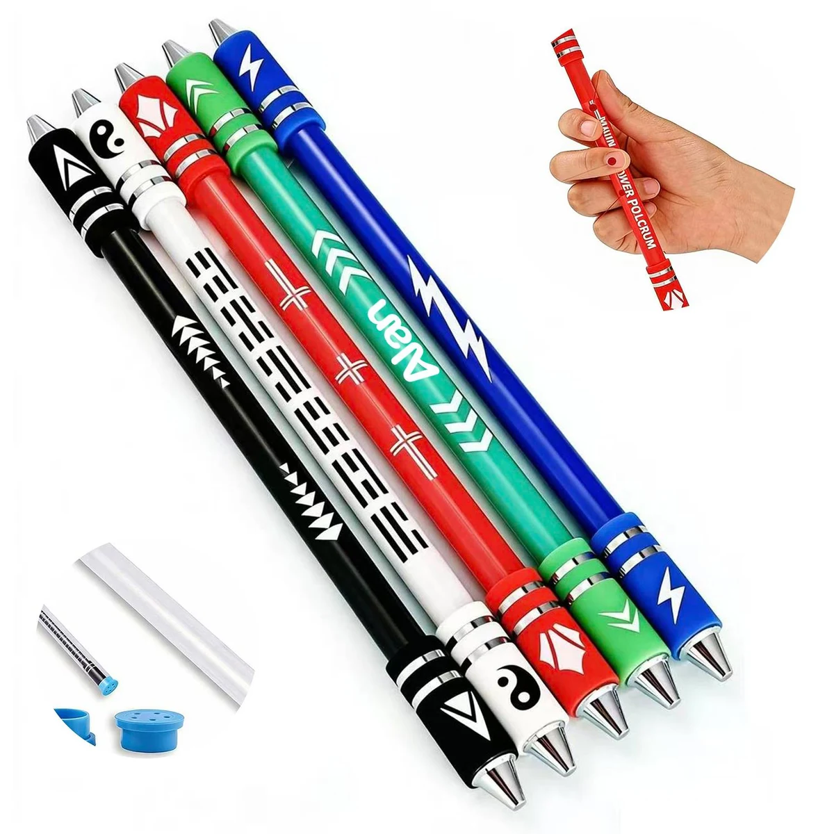 Non-slip Silicone Fidget Spinning Pen 1