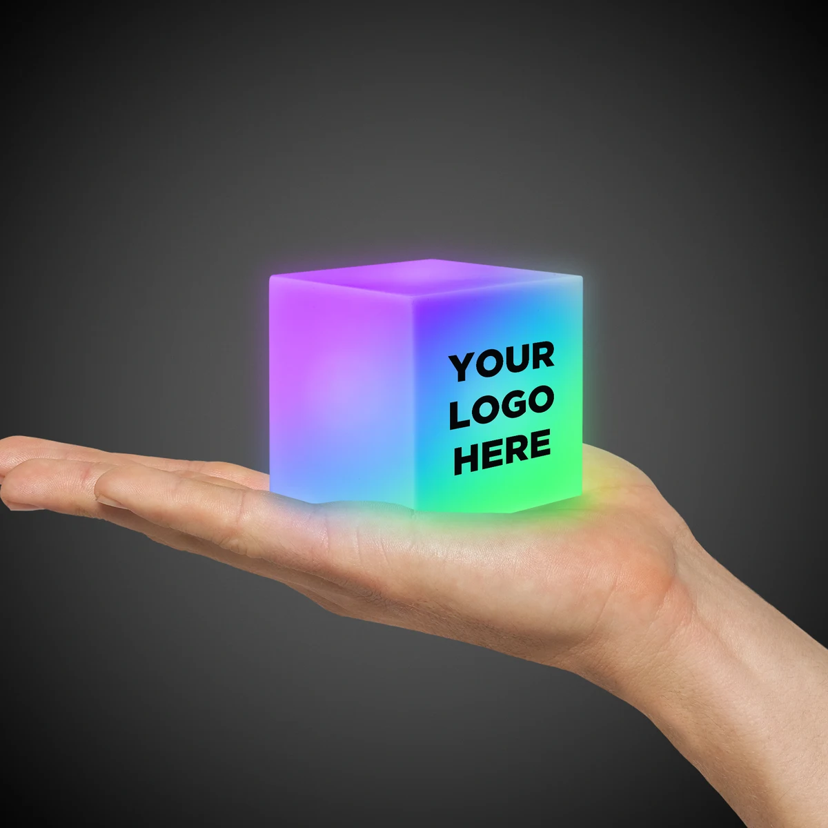 Cube Square Multi Color Light Up Glow LED Shape 1