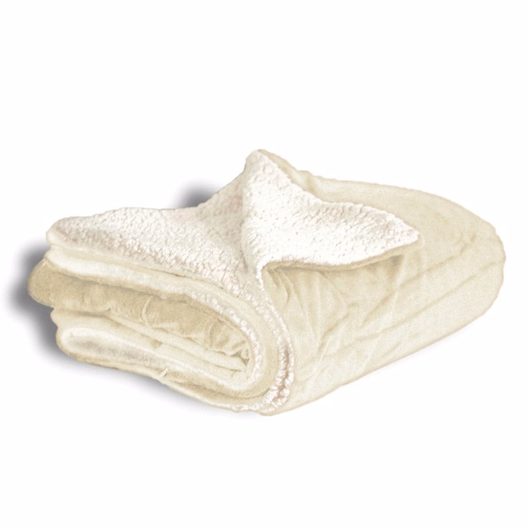 Ivory Sherpa Blanket