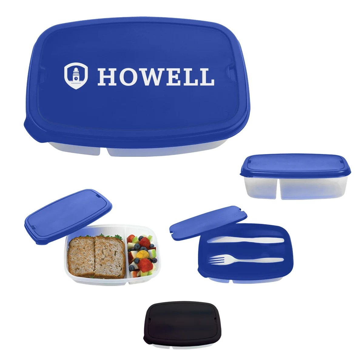 2-Section Lunch Container 1