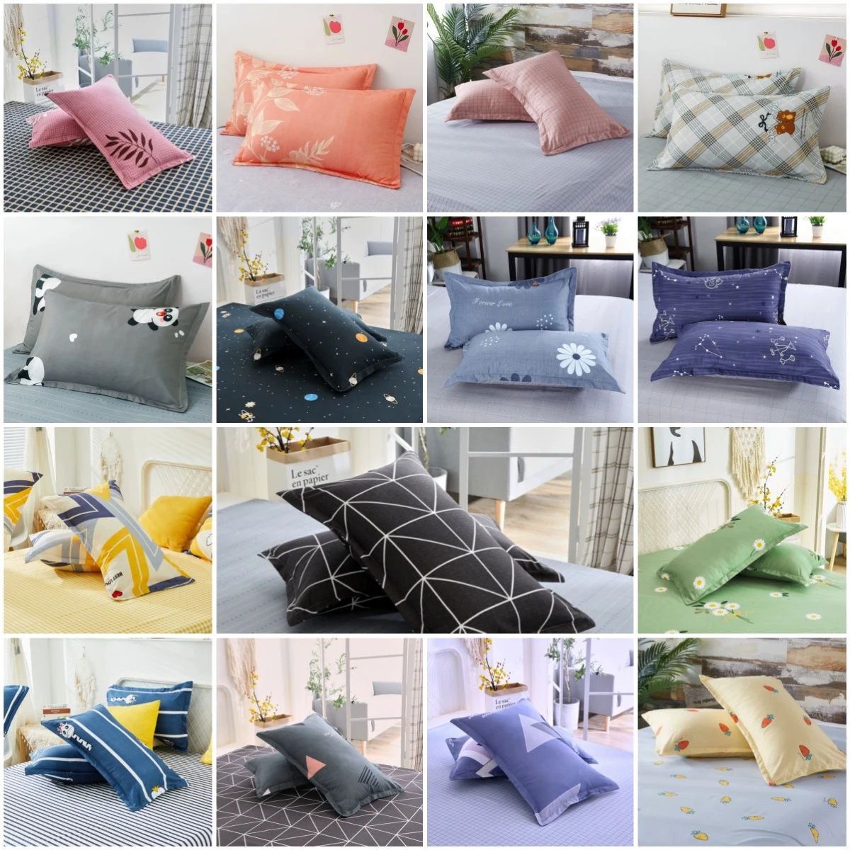 20 x 26 Inch Square Ployester Throw Pillowcase with zipper closure 1