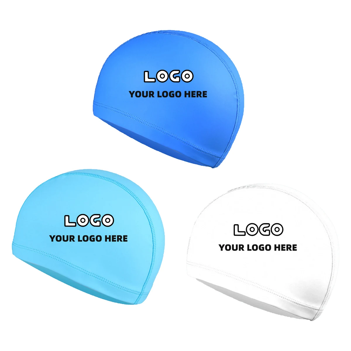 Personalized PU Swim Cap 1