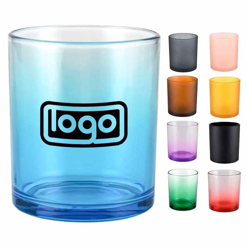 Colorful Frosted Scented Candle Cup
