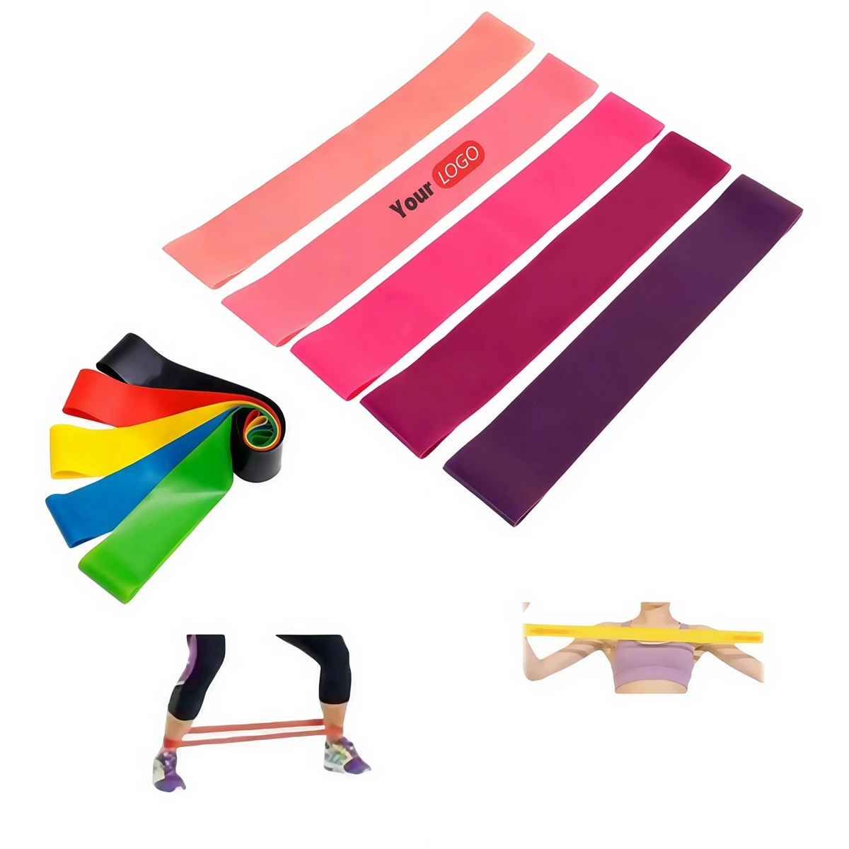 MOQ 10pcs Exercise Bands For Yoga 1