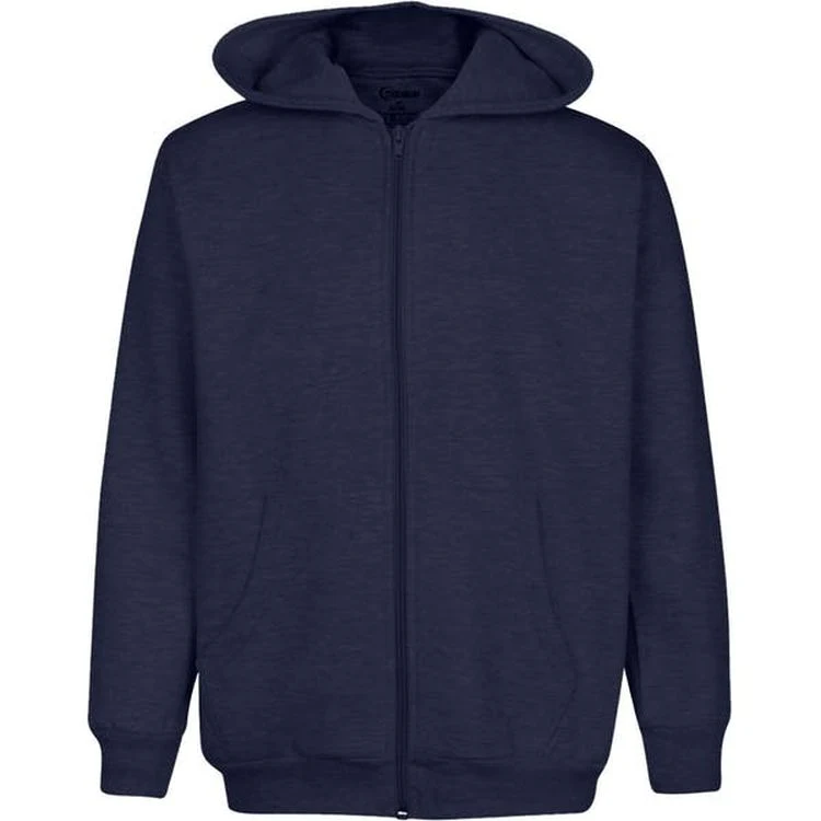 Youth Zippered Hoody - Navy Size 10/12 1