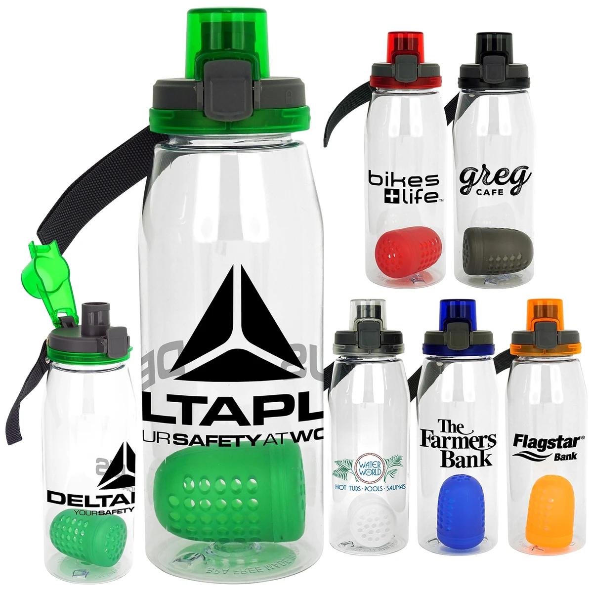 Locking Lid 32 oz. Bottle with Floating Infuser 1