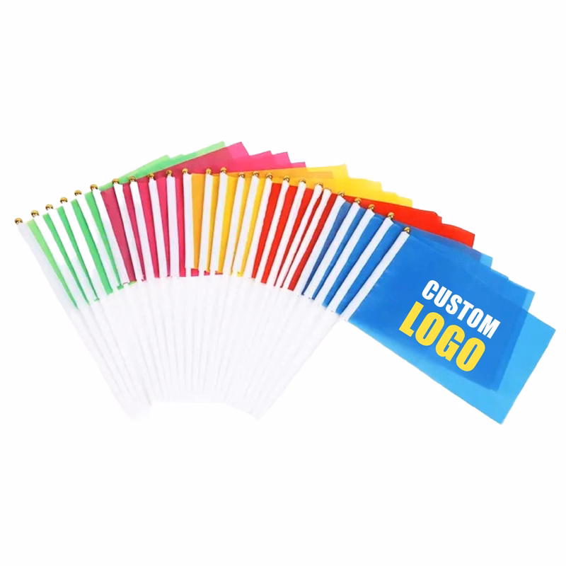 MOQ 50 pcs Handheld Flags