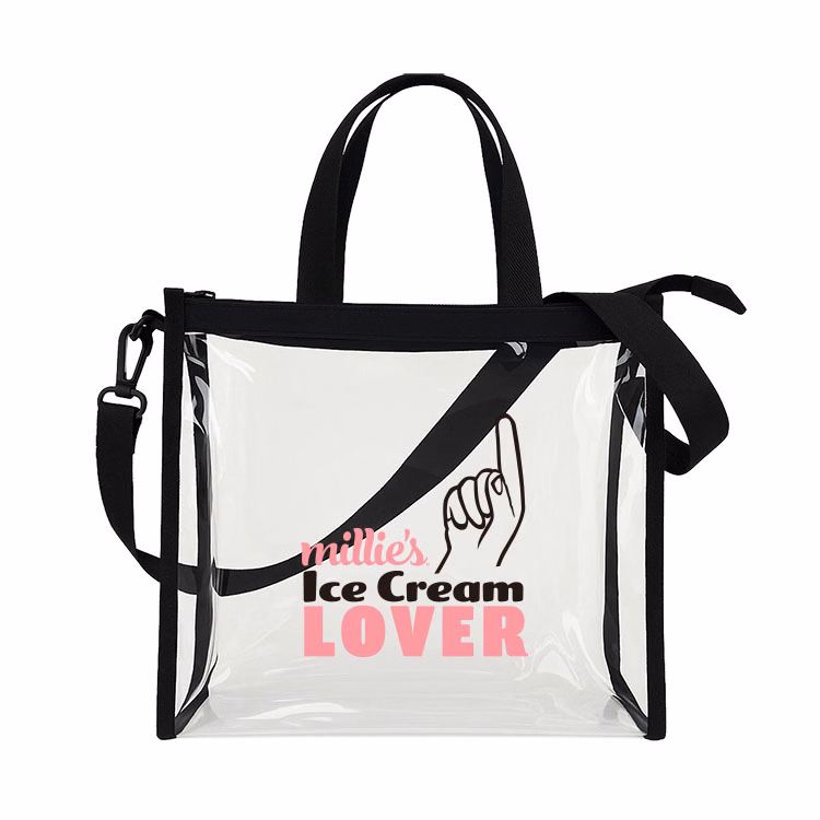 Premium Clear Vinyl Stadium Crossbody