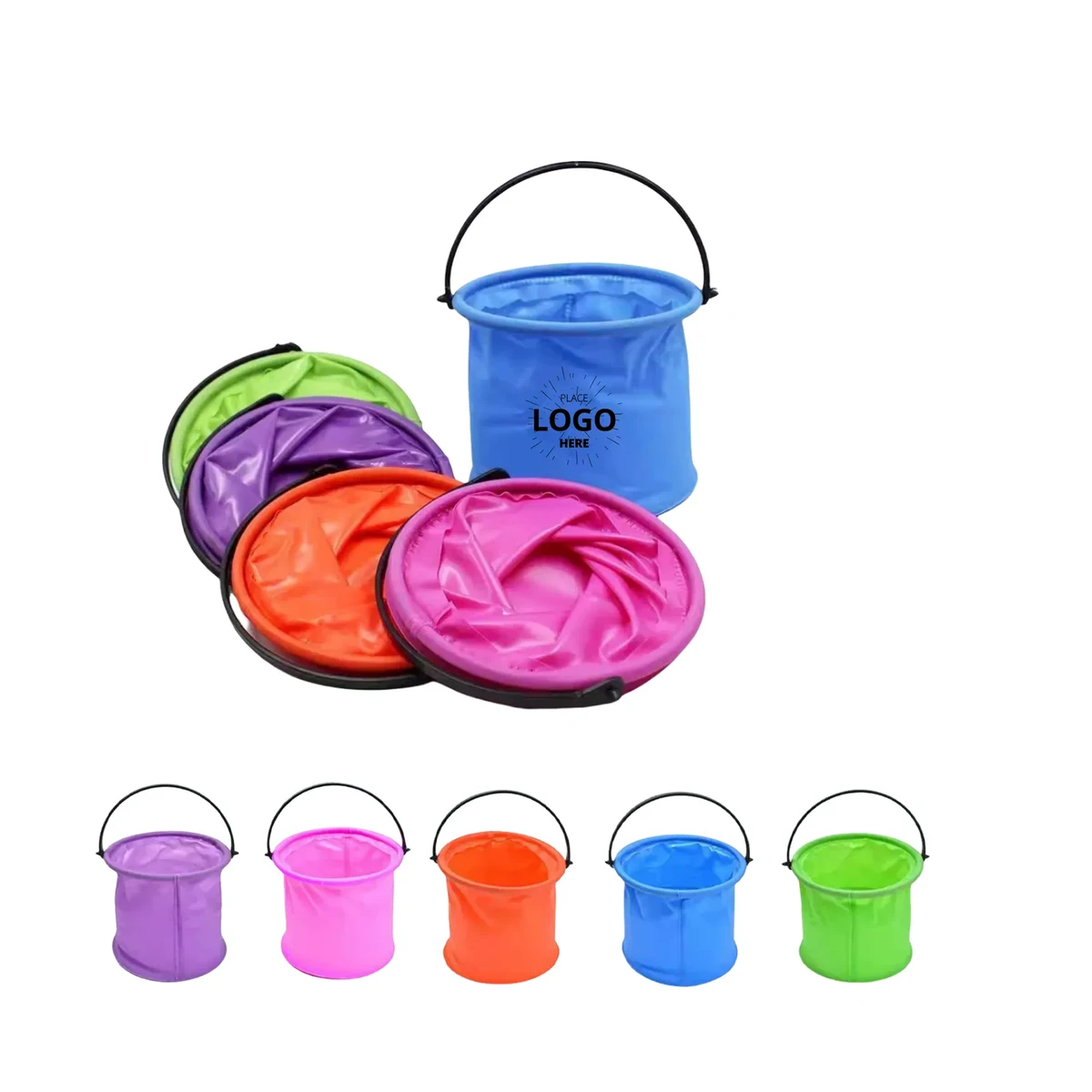 Portable Outdoor Folding Bucket For Household 1