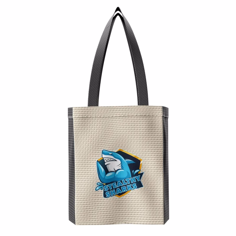 Custom Two-Tone Cotton Tote Bag