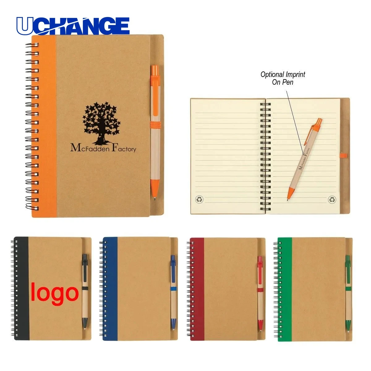 Spiral Notebook with Pen Integrated Writing Set 1