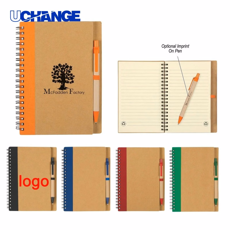 Spiral Notebook with Pen Integrated Writing Set
