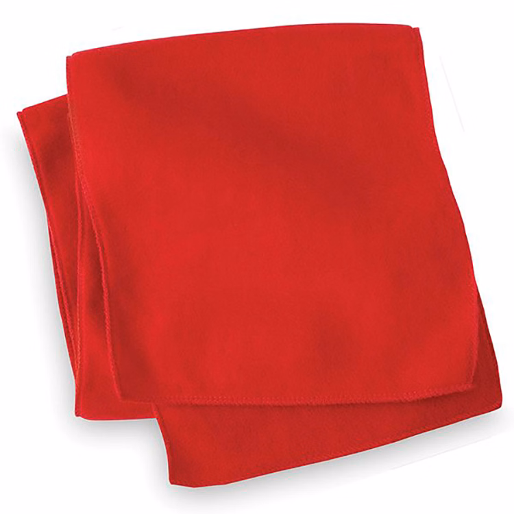 Red Fleece Neck Scarf