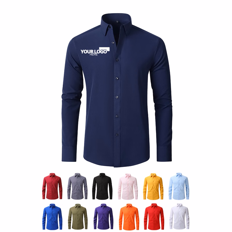 Button Down Long Sleeve Shirt For Man