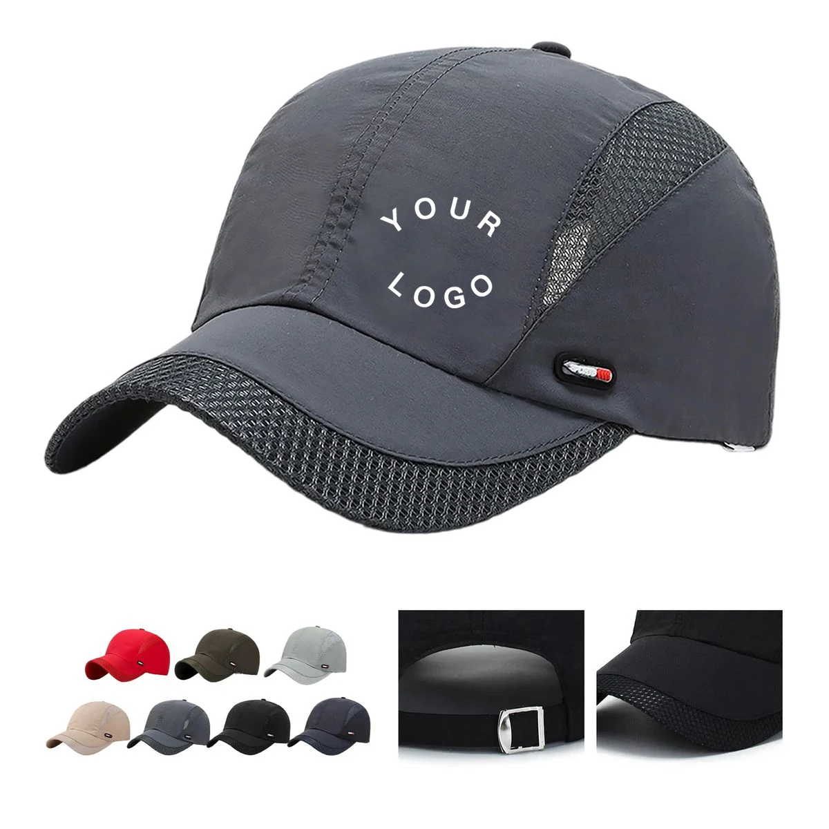 Nylon Mesh Baseball Cap for Summer Comfort 1