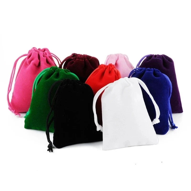 Custom Velvet Drawstring Pouch 1