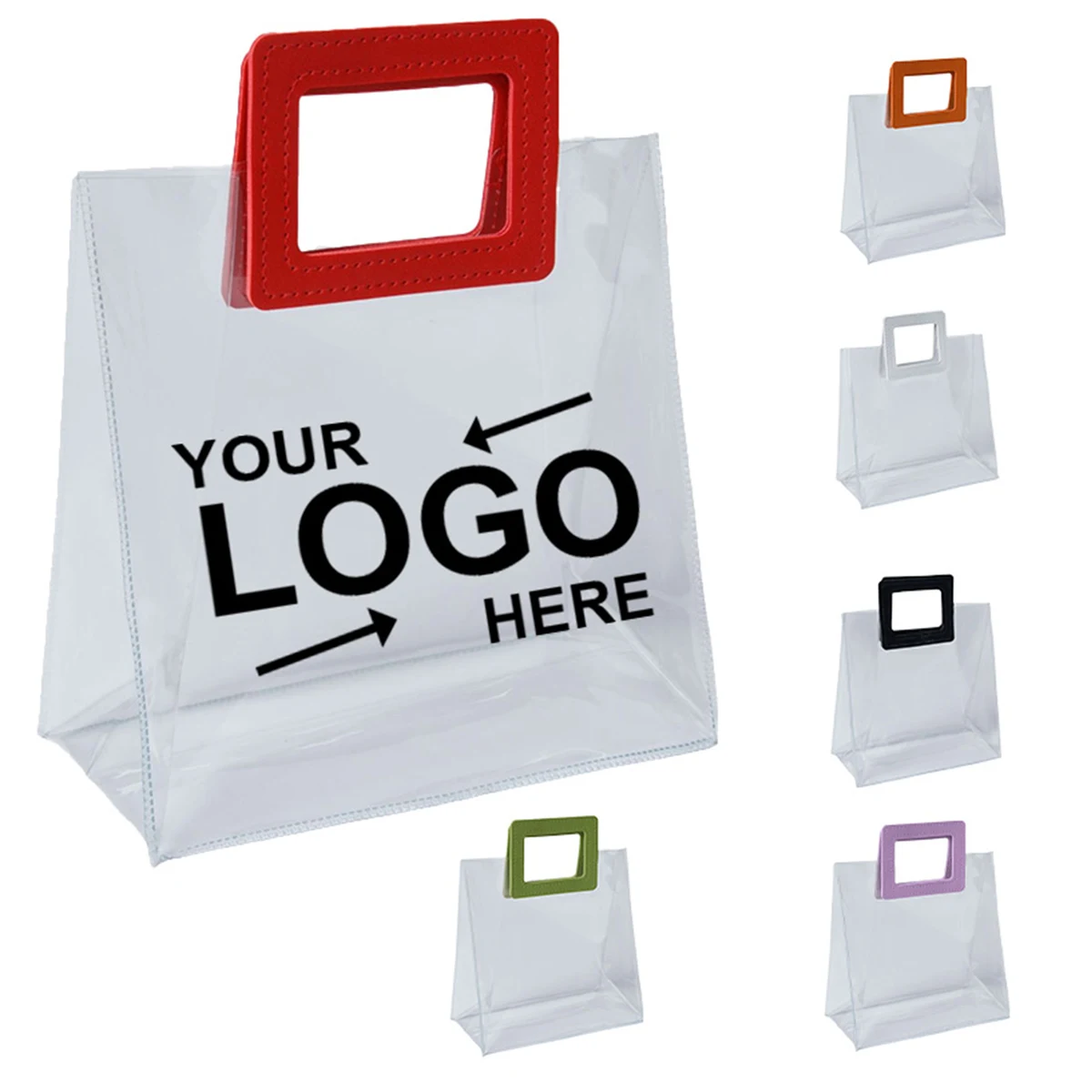 Big Size Clear PVC Gift Tote Bag 1
