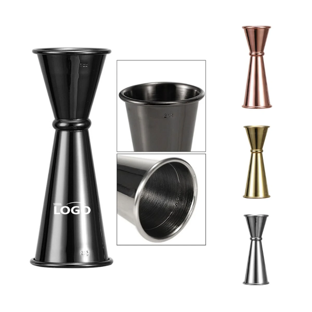 1oz 2oz Stainless Steel Cocktail Double Jigger 1