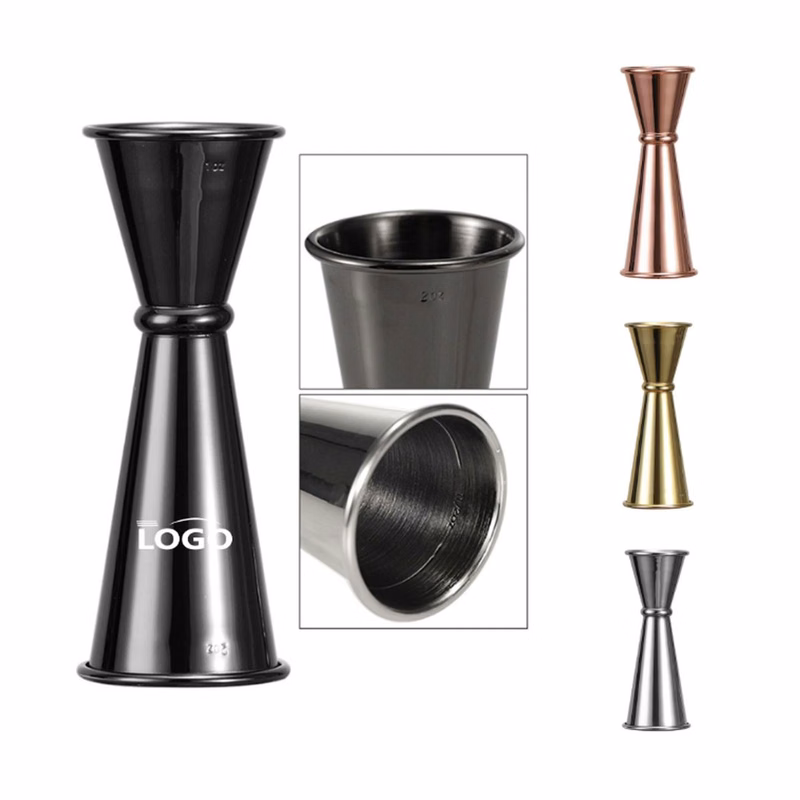 1oz 2oz Stainless Steel Cocktail Double Jigger