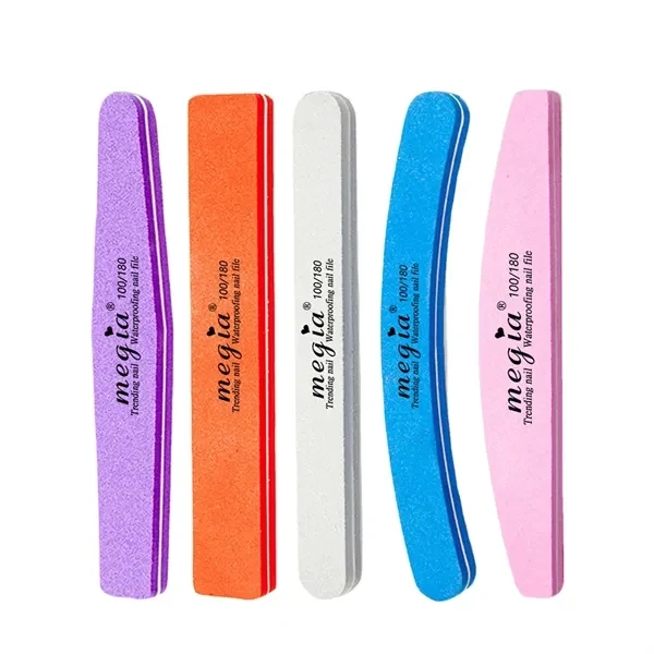 Custom 7 Inch Dual Sided Acrylic Nail Buffer Block — Salon Quality Nail Care 1
