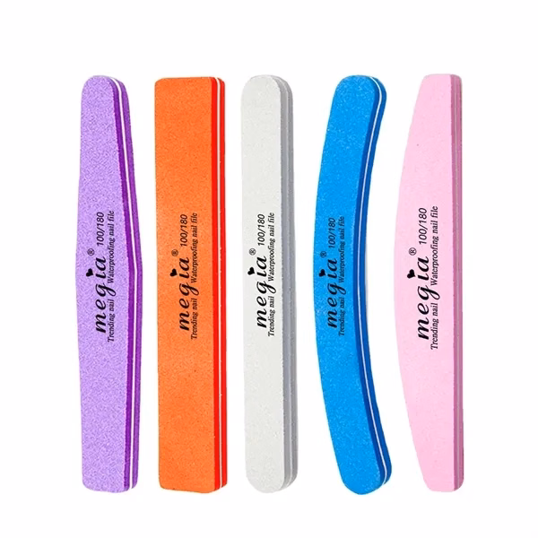 Custom 7 Inch Dual Sided Acrylic Nail Buffer Block — Salon Quality Nail Care