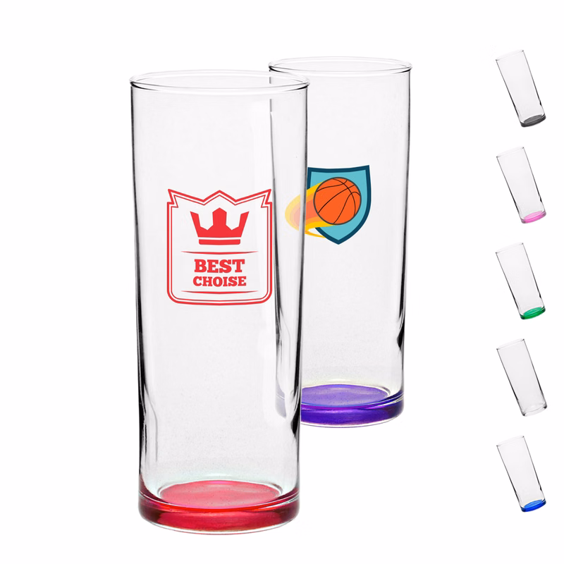 Clear Libbey USA Made 12 oz., Zombie Glasses
