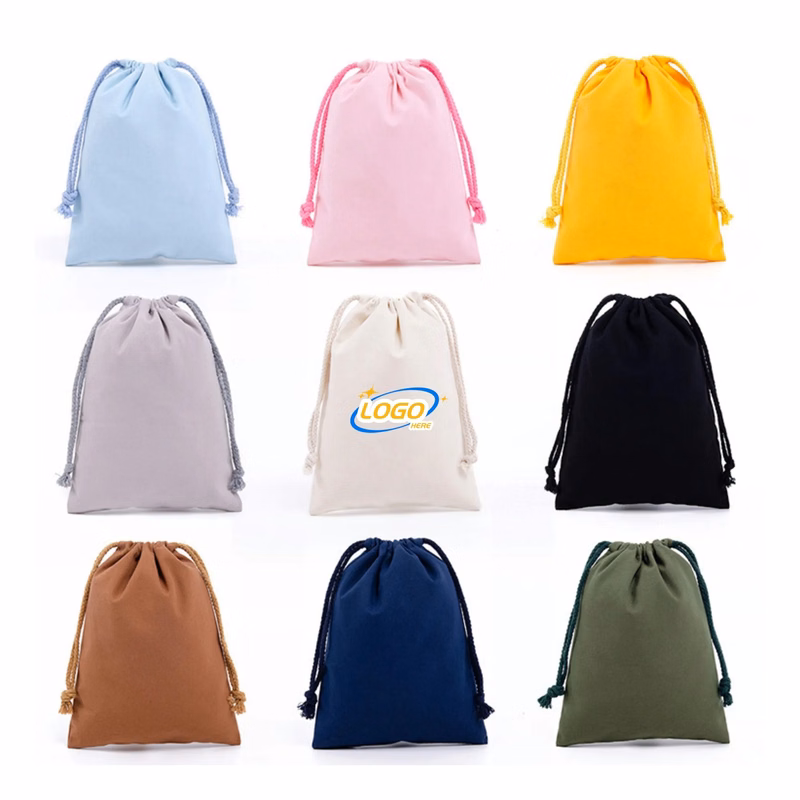EcoFriendly Drawstring Cotton Muslin Bag