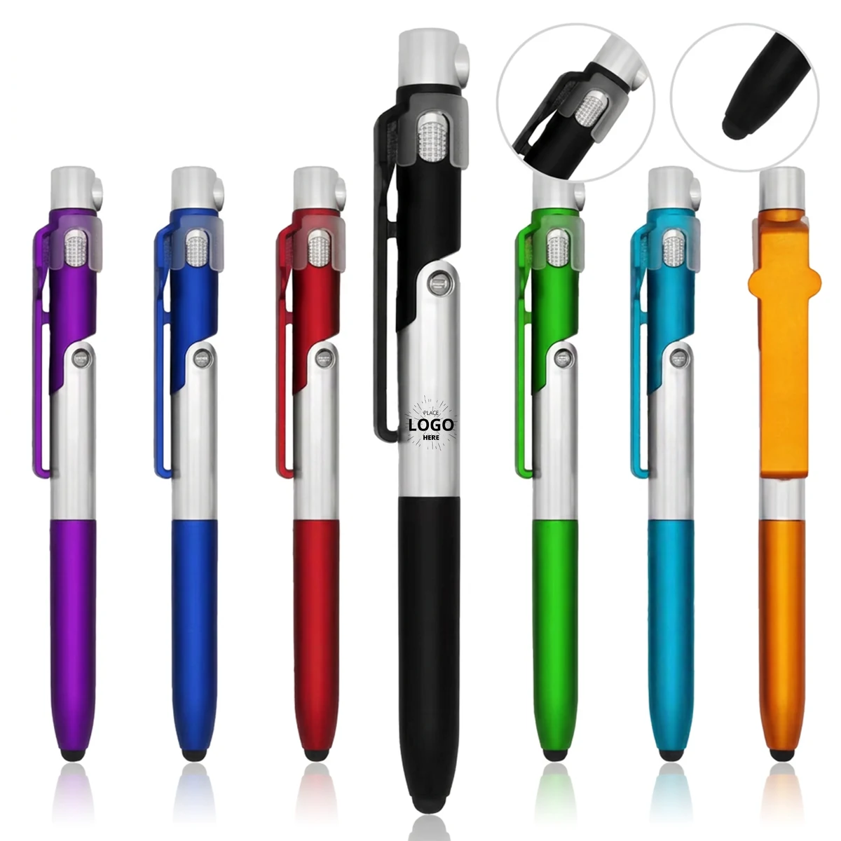 Vibrant Metal Retractable Pens Set 1