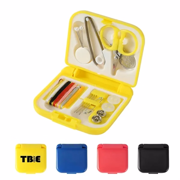 Custom Portable Sewing Kit in Compact Case — Emergency Fabric Repair Kit Giveaway