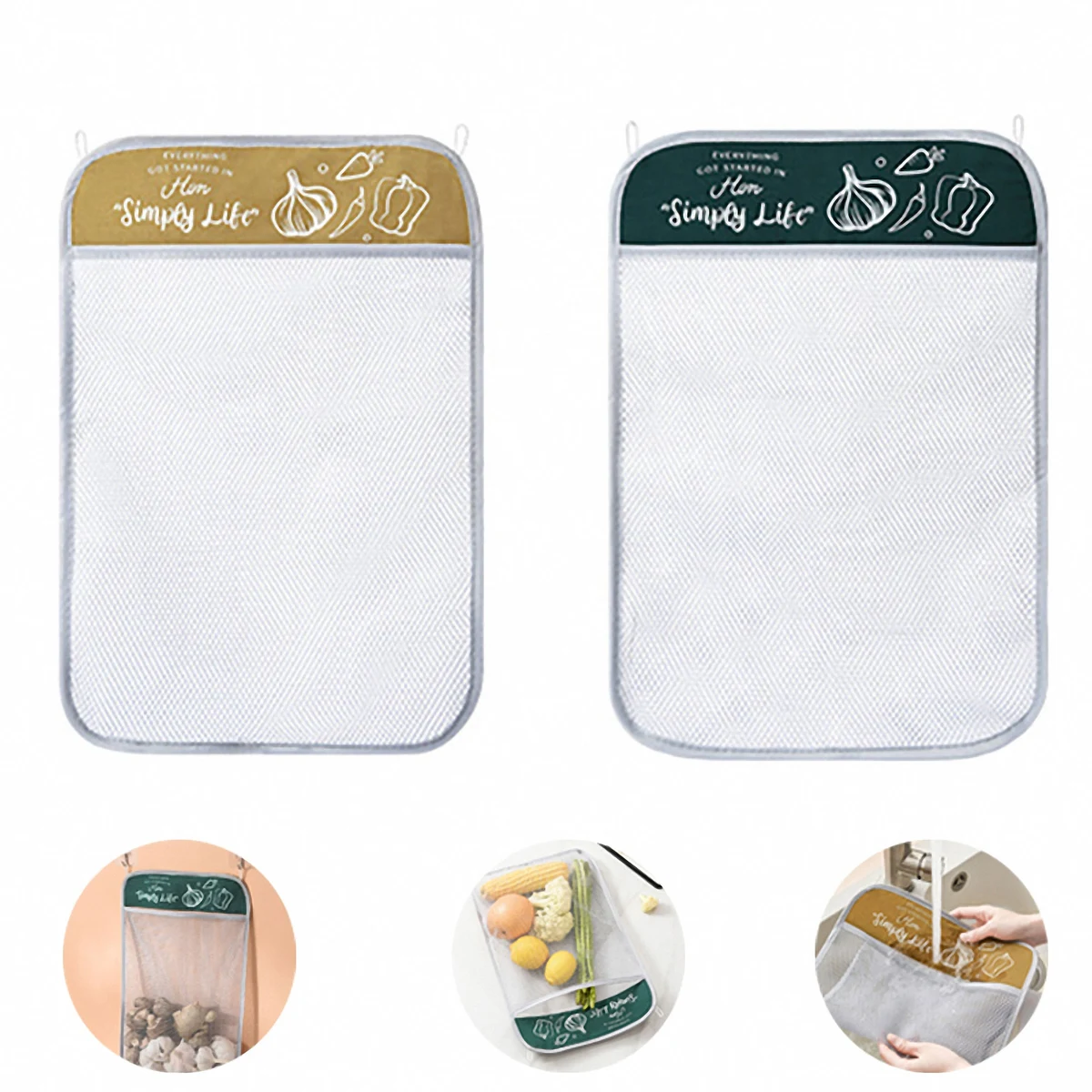 Reusable Mesh Produce Bags for Fruits and Vegetables 1