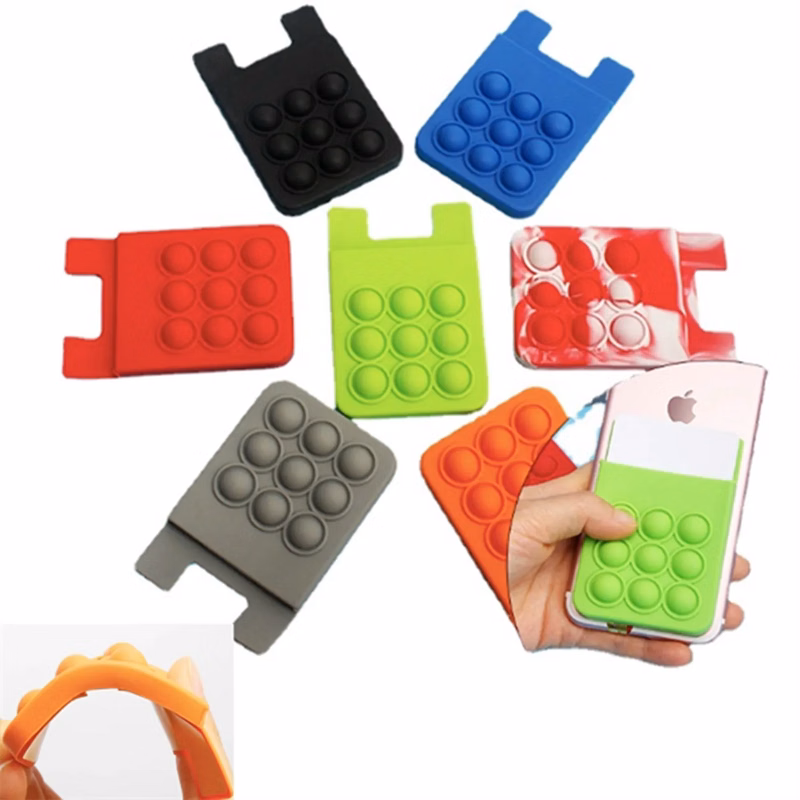 Silicone Stress Reliever Phone Wallet