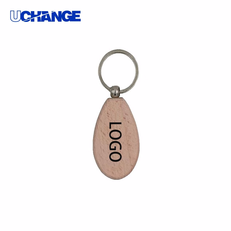 Drop-Shaped Keychain