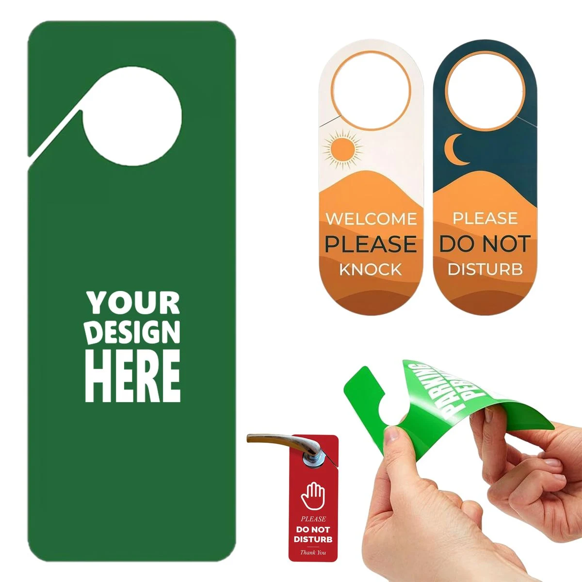 Custom Die-Cut Creative Meeting Room Hanger 1